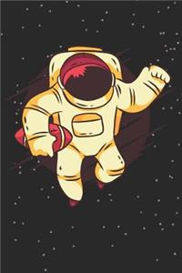 Astronaut Playing Football
