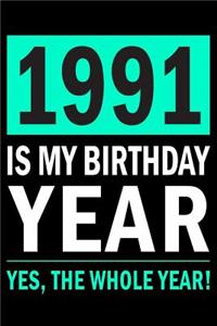 1991 Is My Birthday Year