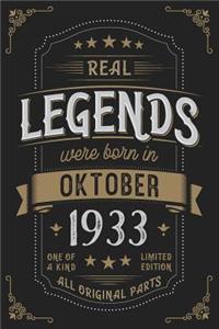 Real Legends were born in Oktober 1933