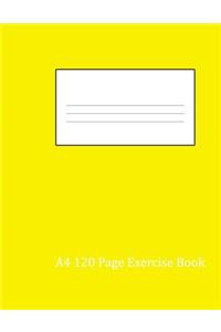 A4 120 Page Exercise Book