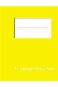 A4 120 Page Exercise Book