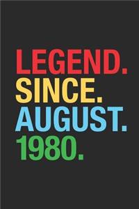 Legend Since August 1980
