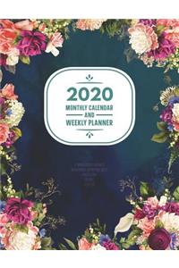 2020 Monthly Calendar And Weekly Planner