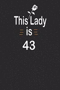 This lady is 43