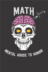 Math Mathematician Humor Notebook Journal