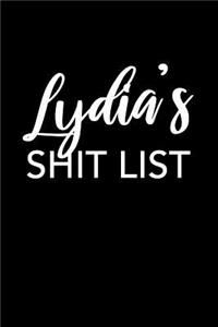 Lydia's Shit List