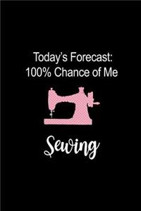 Today's Forecast 100% Chance of Me Sewing
