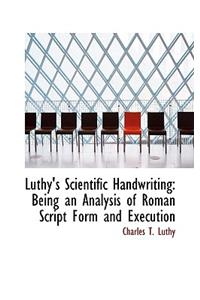 Luthy's Scientific Handwriting