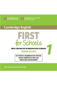Cambridge English First for Schools 1 for Revised Exam from 2015 Audio CDs (2)