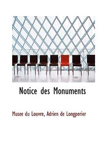 Notice Des Monuments