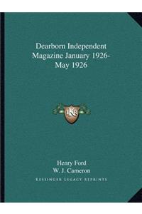 Dearborn Independent Magazine January 1926-May 1926