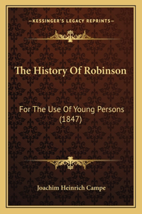 The History Of Robinson