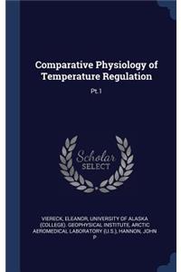 Comparative Physiology of Temperature Regulation