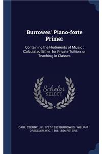 Burrowes' Piano-forte Primer