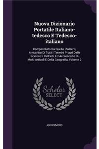 Nuova Dizionario Portatile Italiano-tedesco E Tedesco-italiano