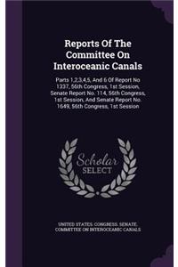 Reports of the Committee on Interoceanic Canals