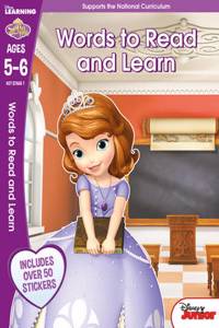 Sofia the First - Words to Read and Understand, Ages 5-6