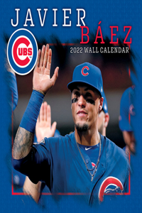 Chicago Cubs Javier Baez 2022 12x12 Player Wall Calendar