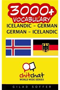 3000+ Icelandic - German German - Icelandic Vocabulary