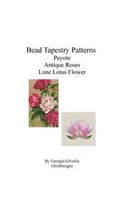 Bead Tapestry Patterns Peyote Antique Roses Lone Lotus Flower