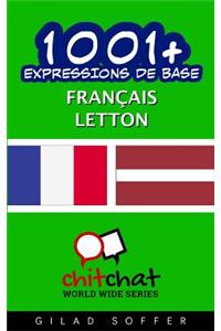 1001+ Expressions de Base Français - letton