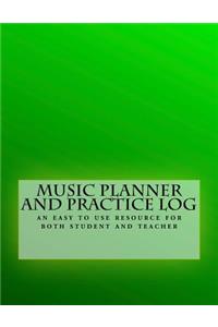 Music Planner and Practice Log
