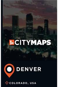 City Maps Denver Colorado, USA