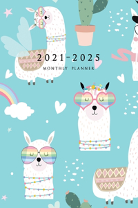 2021-2025 Monthly Planner Hardcover