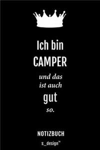 Notizbuch für Camper