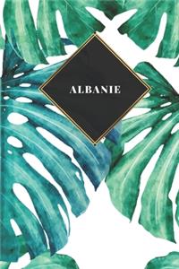 Albanie: Carnet de voyage ligné - Journal de voyage pour hommes et femmes avec lignes