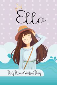 Ella Daily Planner Notebook Diary