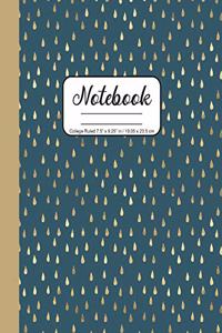 Notebook College Ruled 7.5
