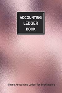 Accounting Ledger Book Simple Accounting Ledger for Bookkeeping