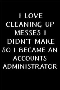 I Love Cleaning Up Messes I Didn't Make So I Became an Accounts Administrator