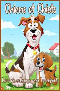 Chiens Et Chiots Livre De Coloriage
