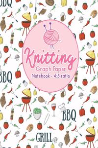 Knitting Graph Paper Notebook - 4