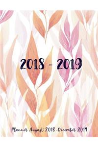 Planner August 2018-December 2019