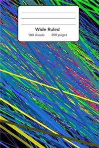 Wide Ruled Composition Notebook 6