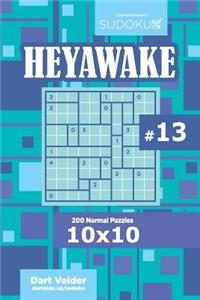 Sudoku Heyawake - 200 Normal Puzzles 10x10 (Volume 13)