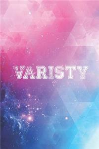 Varsity - Distressed College Font Journal