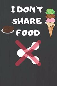 I Don't Share Food