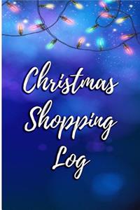 Christmas Shopping Log