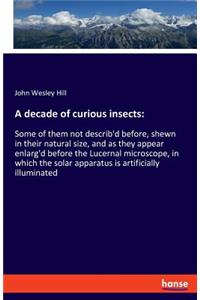 A decade of curious insects