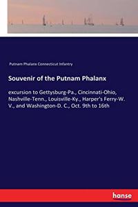 Souvenir of the Putnam Phalanx: excursion to Gettysburg-Pa., Cincinnati-Ohio, Nashville-Tenn., Louisville-Ky., Harper's Ferry-W. V., and Washington-D. C., Oct. 9th to 16th