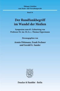 Der Rundfunkbegriff Im Wandel Der Medien