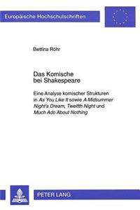 Das Komische bei Shakespeare