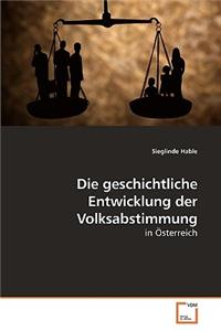 Die geschichtliche Entwicklung der Volksabstimmung