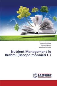 Nutrient Management in Brahmi (Bacopa Monnieri L.)