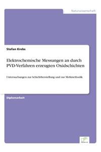 Elektrochemische Messungen an durch PVD-Verfahren erzeugten Oxidschichten