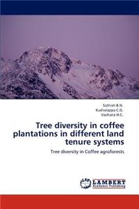 Tree diversity in coffee plantations in different land tenure systems